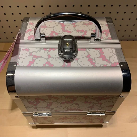 SANRIO HELLO KITTY IMPRESSIONS VANITY SLAYCUBE MAKEUP TRAVEL TRAIN CASE - Picture 6 of 10